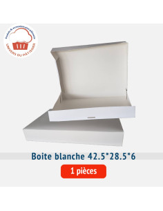 BOITE TRAITEUR BLANCHE 28 x 42 x 6